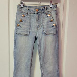 Hi Rise Boho Artist Jeans